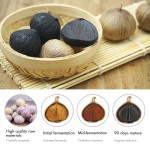Mizzuco Black Garlic, 290G Organic WHOLE Black Garlic Natural Fermented for 90 days Healthy Snack Ready to Eat or Sauce